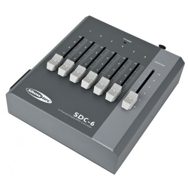 SDC-6 SHOWTEC 6-KANAALS DMX CONSOLE