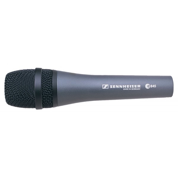 E 845-S SENNHEISER SUPER-CARDIOID MICROFOON MET SWITCH