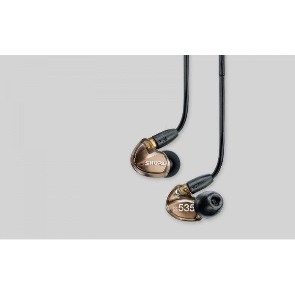 SE535-CL SOUND ISOLATING EARPHONES - TRANSPARANT