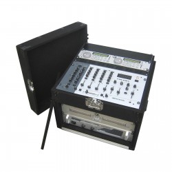 Carpet DJ Mixer Case 5U + 11U JB Systems   