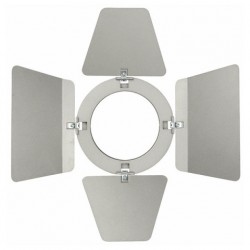 BARNDOOR VOOR COMPACT STUDIO BEAM ZILVER