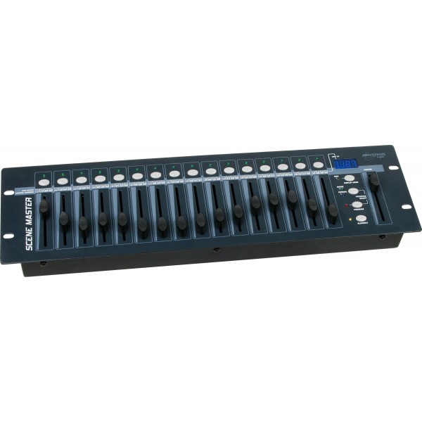 SCM-1 SCENEMASTER JB SYSTEMS 16-KANAALS DMX CONTROLLER