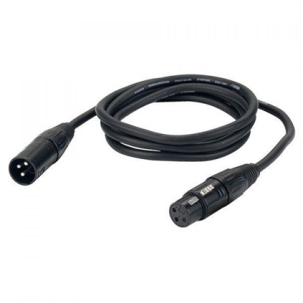 FL01150 DAP-AUDIO / bal. XLR/M 3 p. > XLR/F 3 p. 1,5M