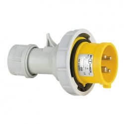 CEE 16A 4PIN 110V CABLE MALE SHOWTEC YELLOW