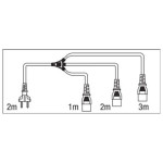 Schuko to IEC Splitter MKII DAP 3-weg 1/2/3m