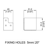 B1136 T-OVERZETHOEK 51.2 X 40 MM ZINK PENN ELCOM