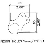 C1375 LARGE HEAVY DUTY BALL CORNER STAINLESS PENN ELCOM