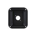 D0949 SMALL DISH PUNCHED FOR 1 X NEUTRIK D-SERIES CONNECTOR BLACK PENN ELCOM 