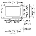 D2101 LARGE PLAIN DISH ZINC PENN ELCOM