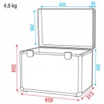 LCA-PAR4 DAP AUDIO CASE VOOR 4X COMPACT PAR VALUE LINE