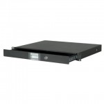 19" 1U DRAWER MET KEYLOCK DAP AUDIO ZWART