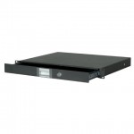 19" 1U DRAWER MET KEYLOCK DAP AUDIO ZWART