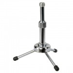 DESK MICROPHONE STAND 15-20CM CHROME - DAP-AUDIO