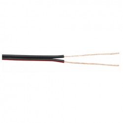 D9101 Luidsprekerkabel Rood/Zwart Dap audio 2x0.75 mm (100m)