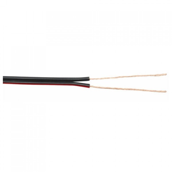 D9101 Luidsprekerkabel Rood/Zwart Dap audio 2x0.75 mm (100m)