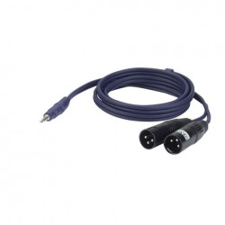 FL466 DAP-AUDIO - STEREO MINI JACK > 2 XLR/M 3p./ 6M