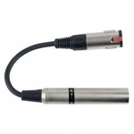 FLA04 JACK FEMALE (50 KILO-OHM) TO XLR MALE (600 OHM) DAP AUDIO