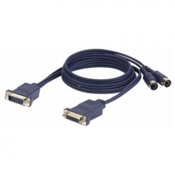 PC INTERFACE CABLE 2 SUB D 15P > MIDI IN/OUT 1.5METER DAP