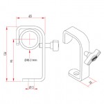 STANDARD HOOK CLAMP 50MM