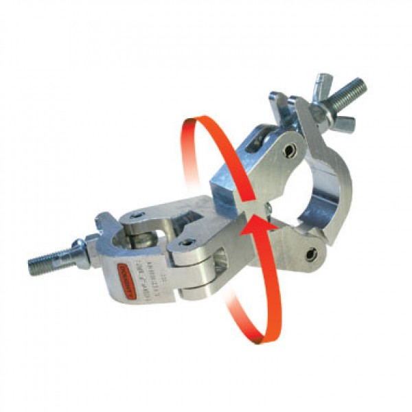 SLIMLINE SWIVEL COUPLER ZILVER