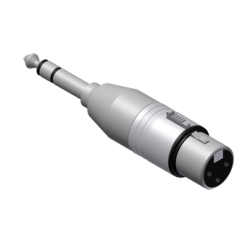 VC120 ADAPTER XLR VROUWELIJK NAAR JACK MANNELIJK STEREO PROCAB