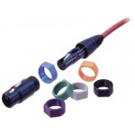 XCR-6 KLEUREN RING VOOR XLR PLUG BLAUW NEUTRIK 