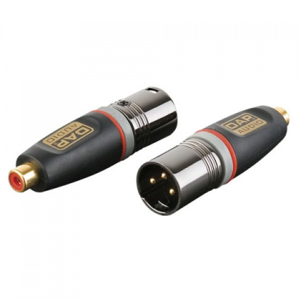 XGA34 XLR MALE 3 POLE TO RCA FEMALE DAP AUDIO