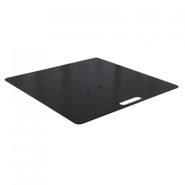 BASPLATES UNIVERSAL 80X80CM ZWART 25KG EX COUPLERS SHOWTEC