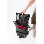 RIOT DJ-STASHPACK XL PLUS MAGMA BLACK / INSIDE RED