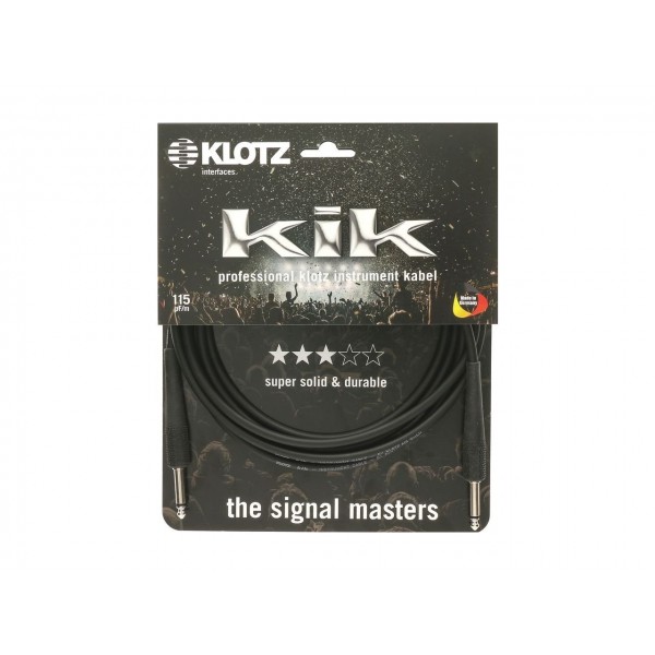 Jack Guitarcable 1.5m Kik Pro