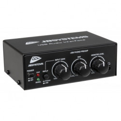 USB Audio Interface Phono/Line Preamplifier JB SYSTEMS