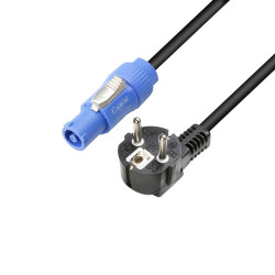 3-STAR Schuko Powercon cable Adam Hall (1.5m)