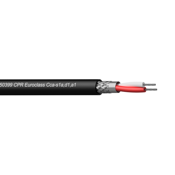 CMX222-CCA/3 Procab DMX-AES Kabel 1 Paar Halogeenvrij Zwart (300 m)