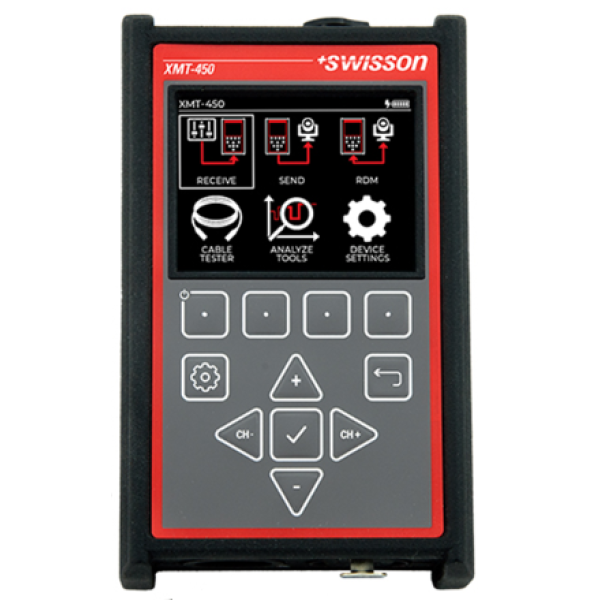 XMT-450 Pro-Set Swisson DMX Tester & RDM Controller met Draagtas