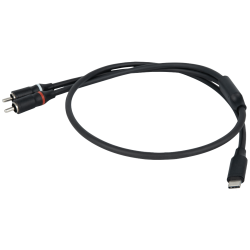 FL11075 DAP Kabel USB-C naar 2 RCA M (0.75m)