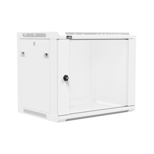 WPR409R/W Caymon 19” Wall Mount Rack 9 Units 450 mm Depth (White)